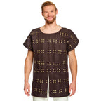 Image produit Tunique de costume médiéval pour hommes en marron