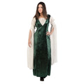 Image produit Costume médiéval en velours pour femme vert