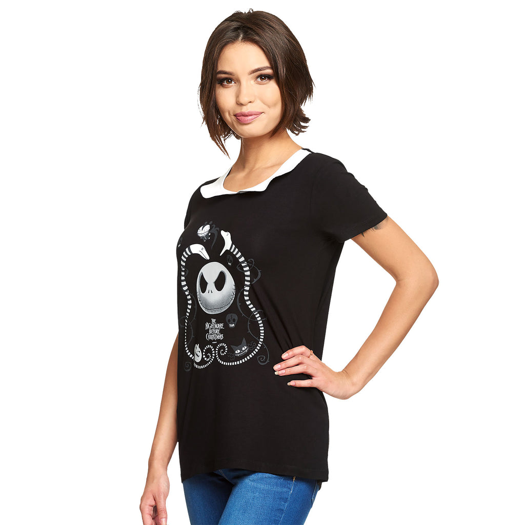 Image produit Nightmare Before Christmas - T-shirt femme Snakes & Skull