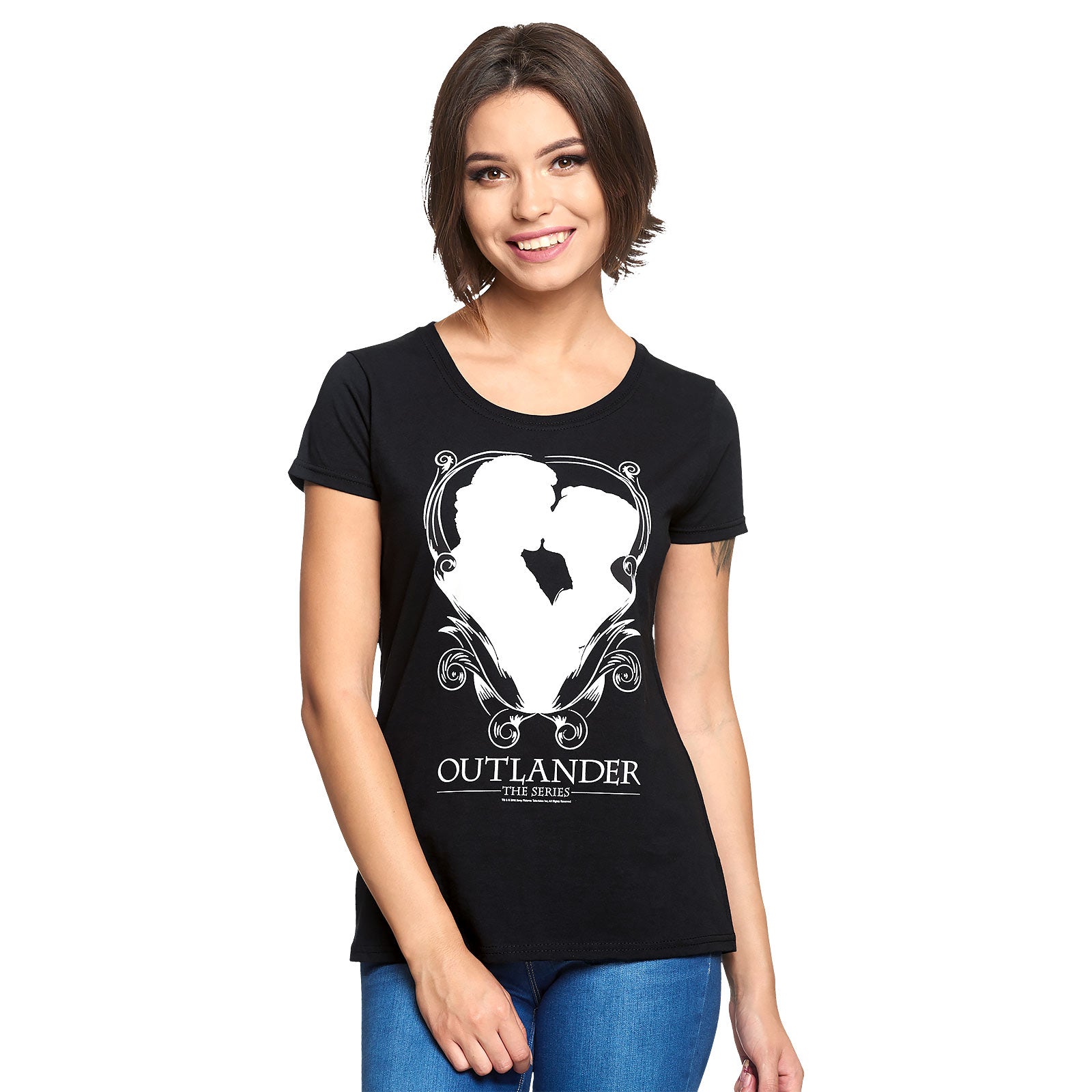 Image produit Outlander - T-shirt femme Kiss noir
