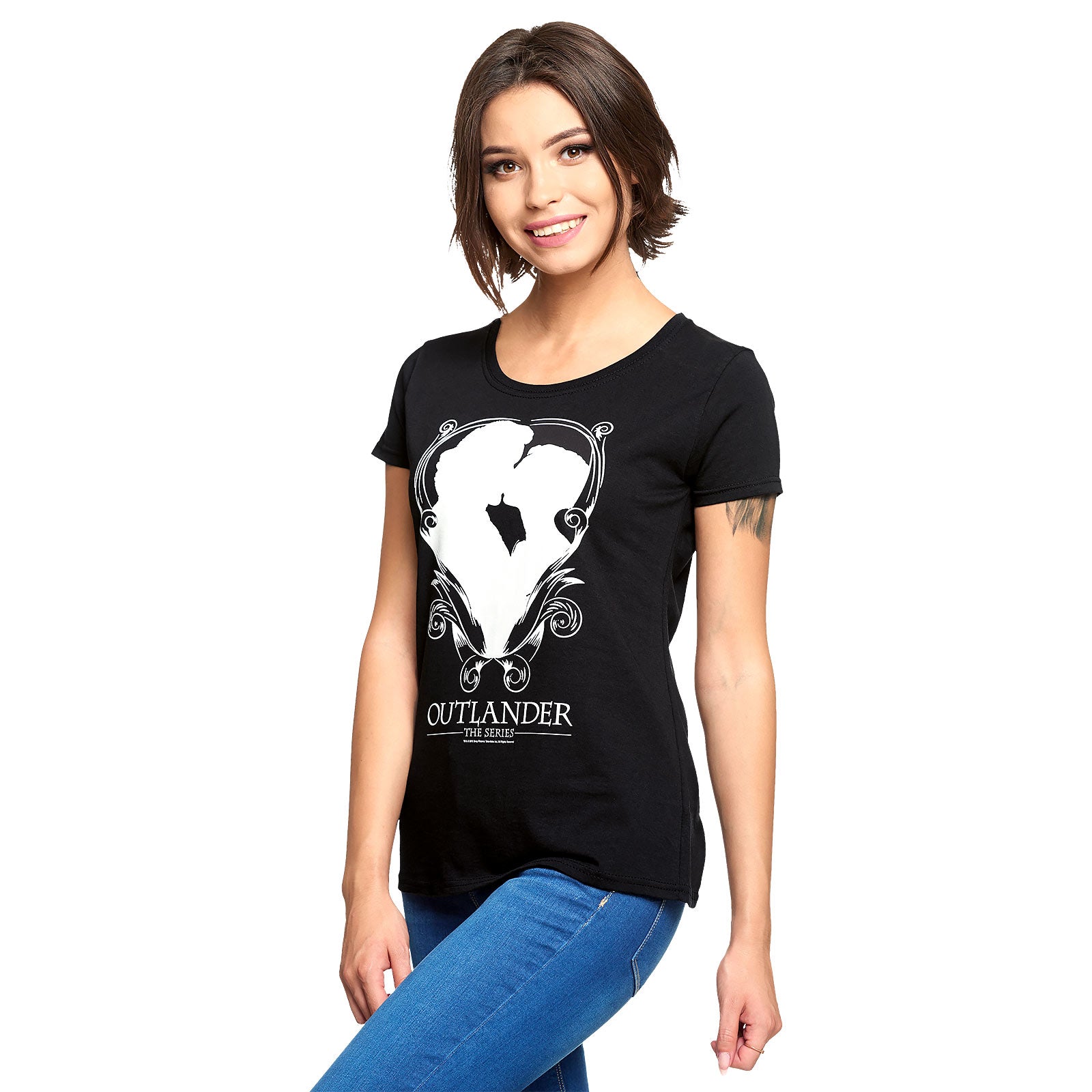 Image produit Outlander - T-shirt femme Kiss noir