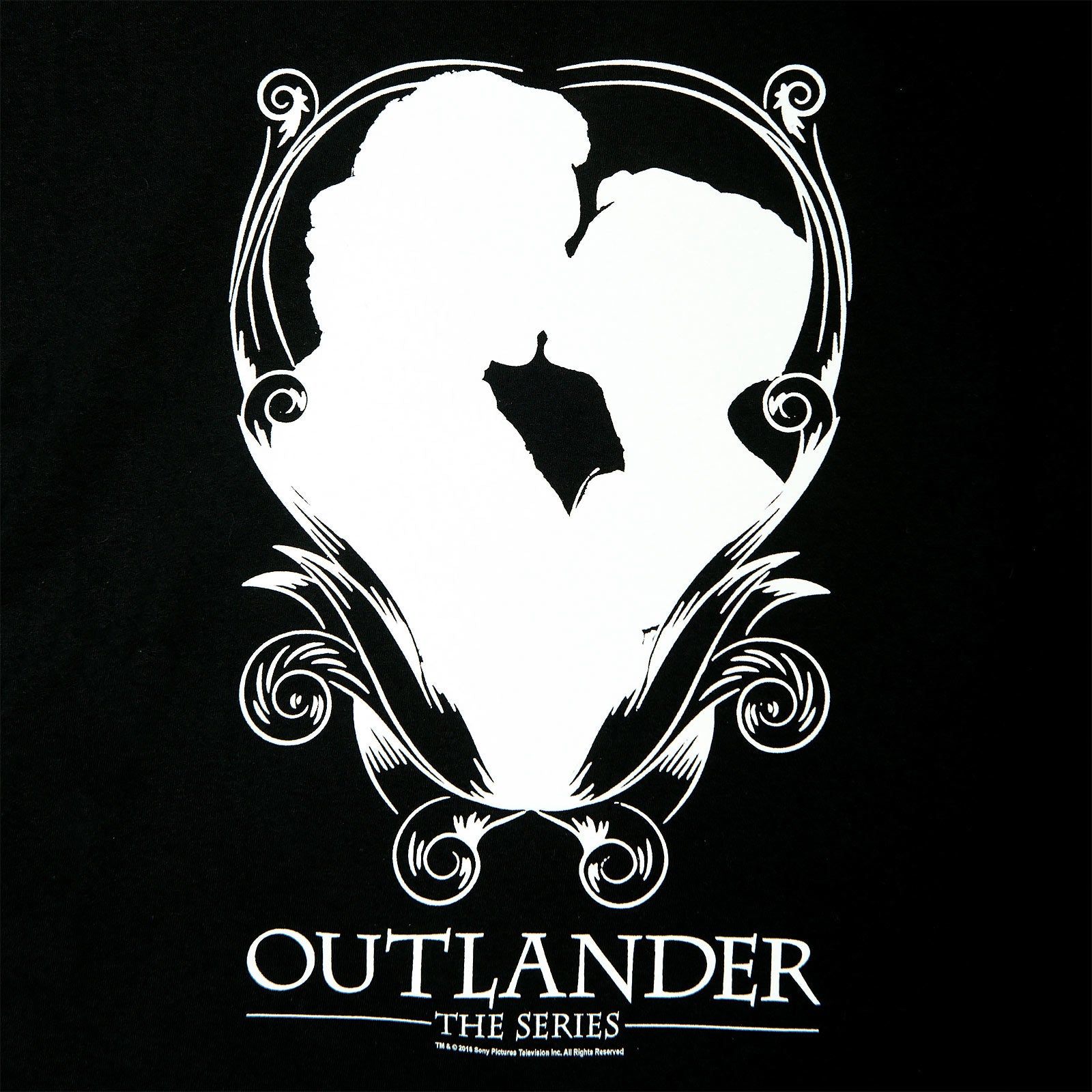 Image produit Outlander - T-shirt femme Kiss noir