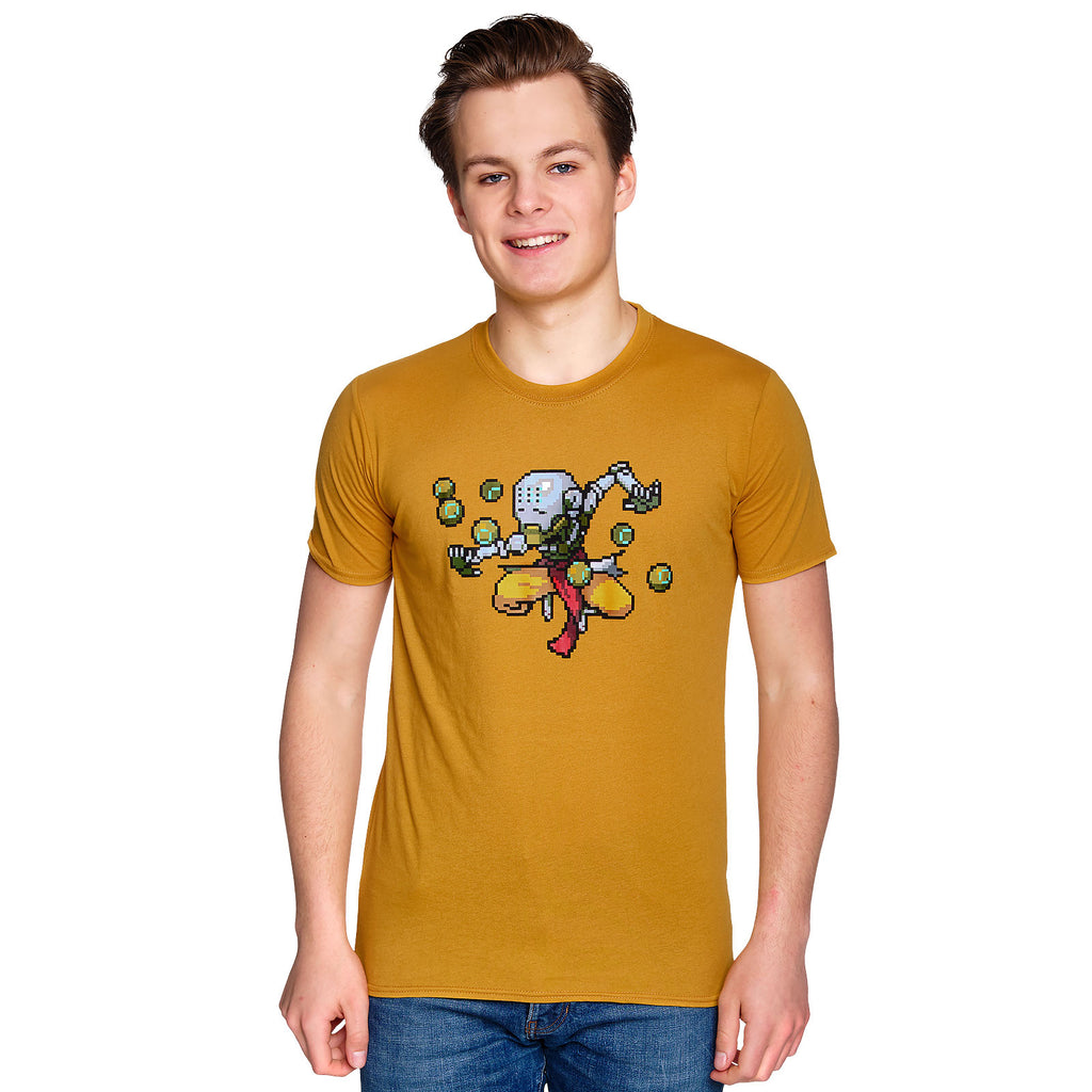 Product image Overwatch - Zenyatta Pixel T-Shirt yellow