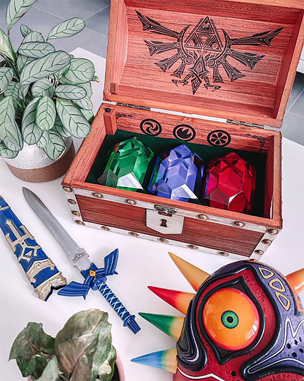 Image produit Zelda - Coffre au trésor de rubis avec son de jeu