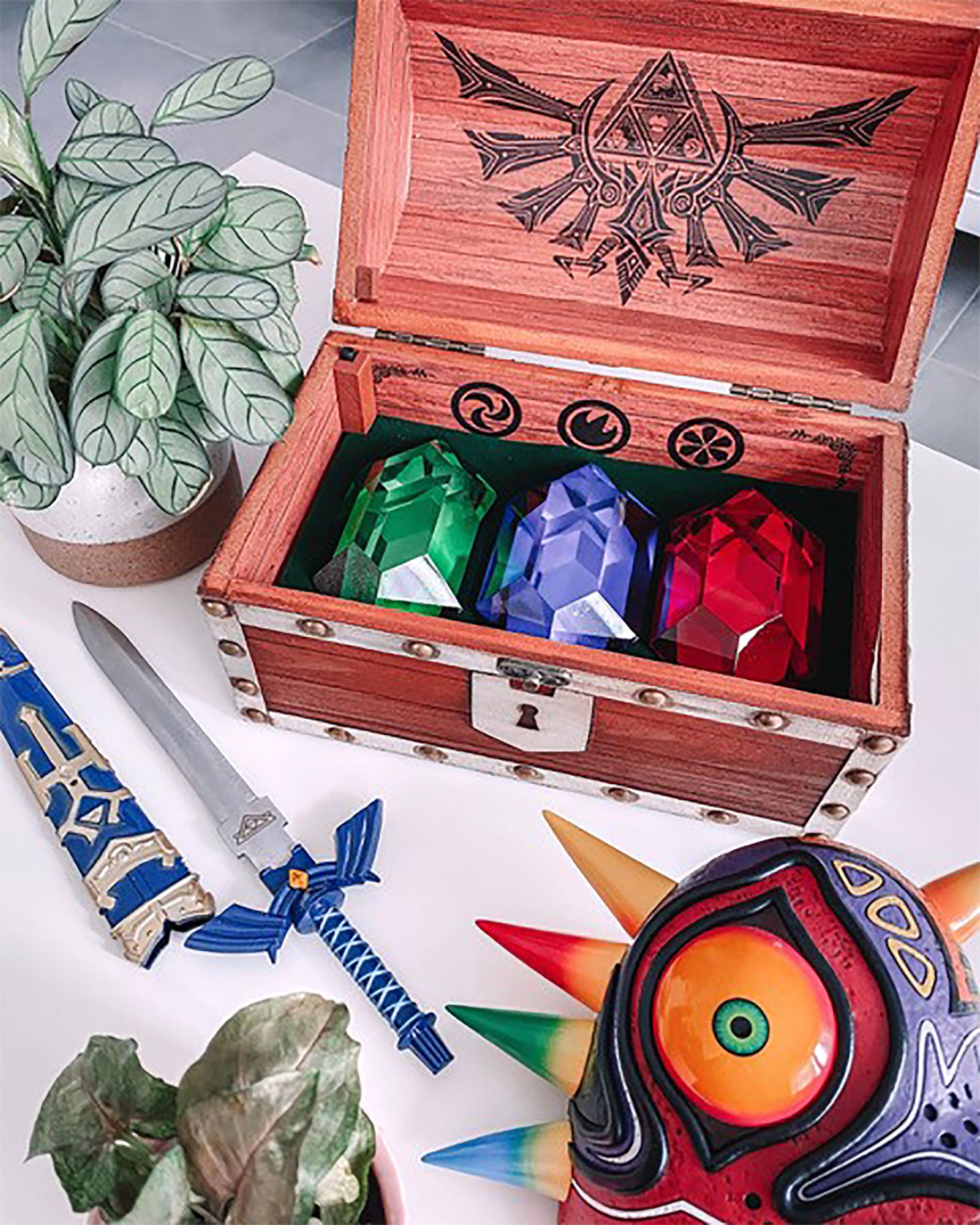Image produit Zelda - Coffre au trésor de rubis avec son de jeu