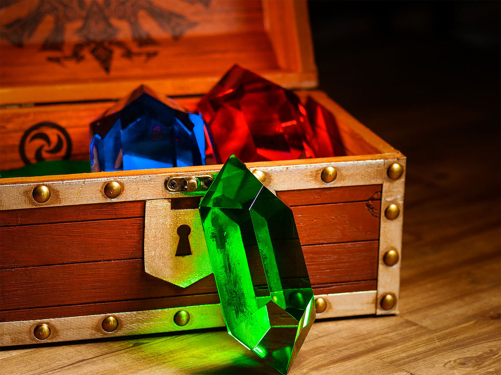 Image produit Zelda - Coffre au trésor de rubis avec son de jeu