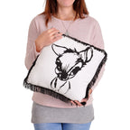 Image produit Bambi - Coussin Portrait avec Franges