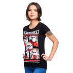 Image produit Les Indestructibles - T-shirt femme Parr Family noir