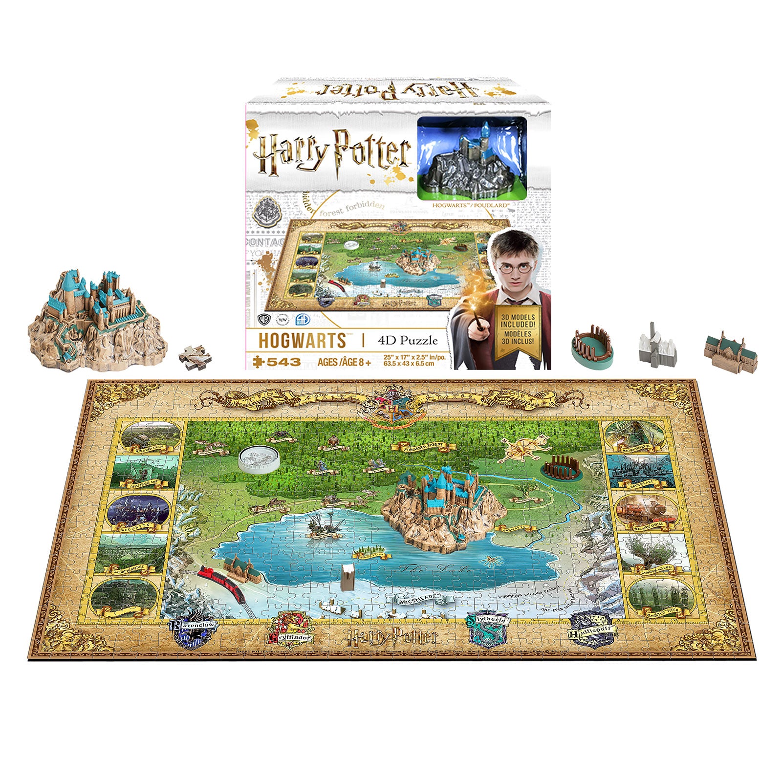 Product image Harry Potter - Hogwarts 4D Mini Puzzle