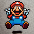 Image produit Super Mario - T-shirt femme Jump Pixel gris