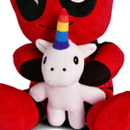 Image produit Deadpool - Figurine en peluche Unicorn HugMe avec vibration 36cm