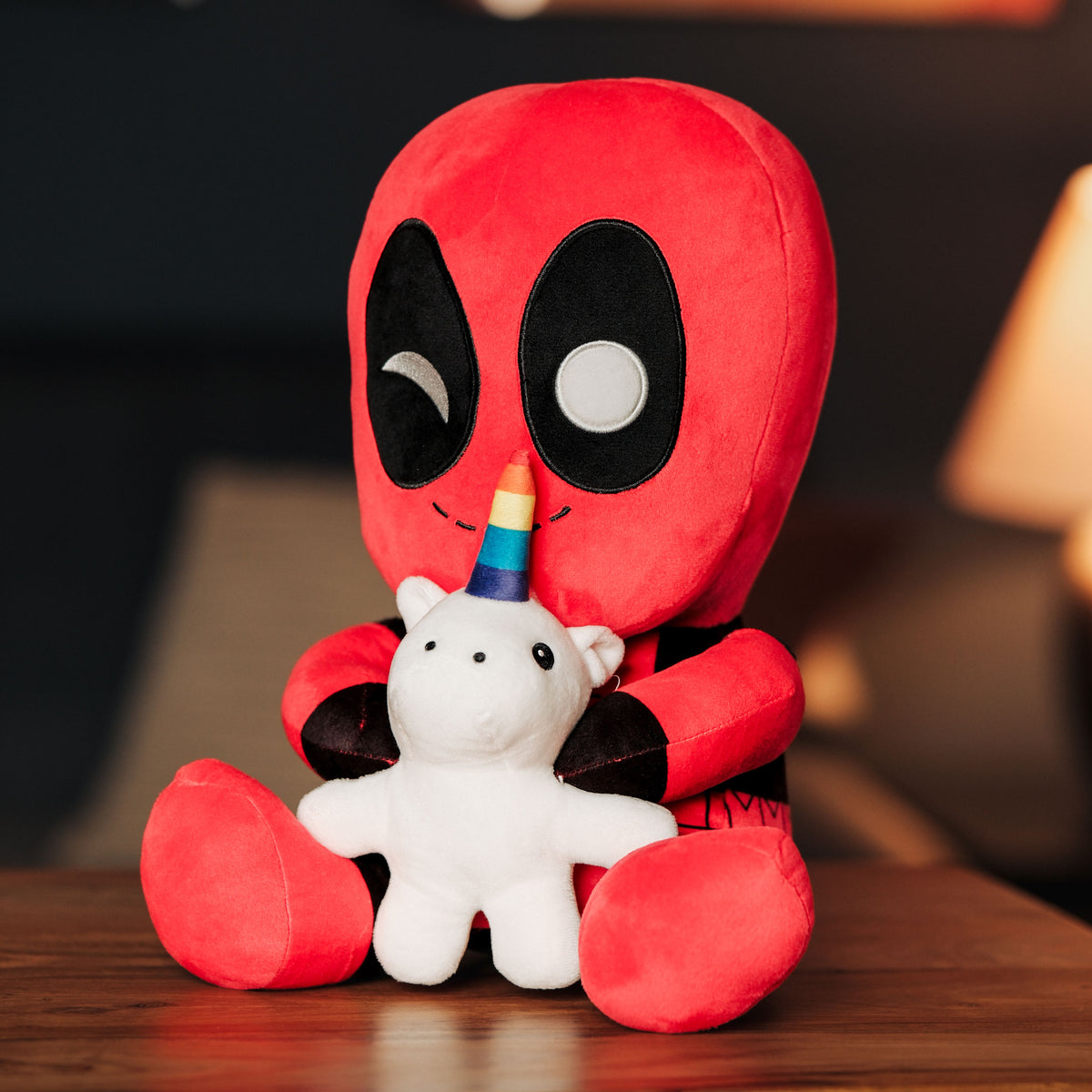 Deadpool - Peluche HugMe Licorne avec vibration 36 cm