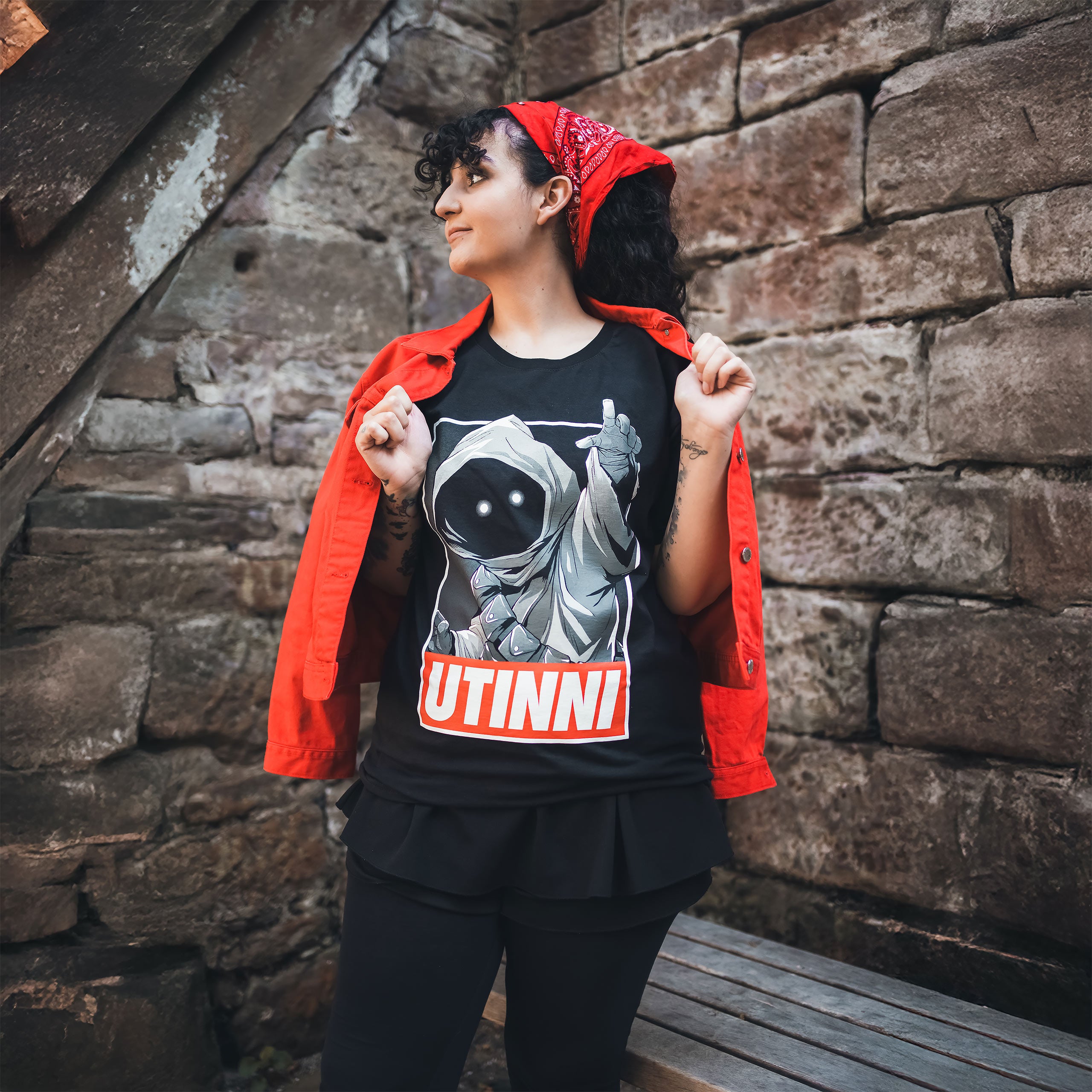 Image produit Star Wars - Jawa Utinni T-shirt noir