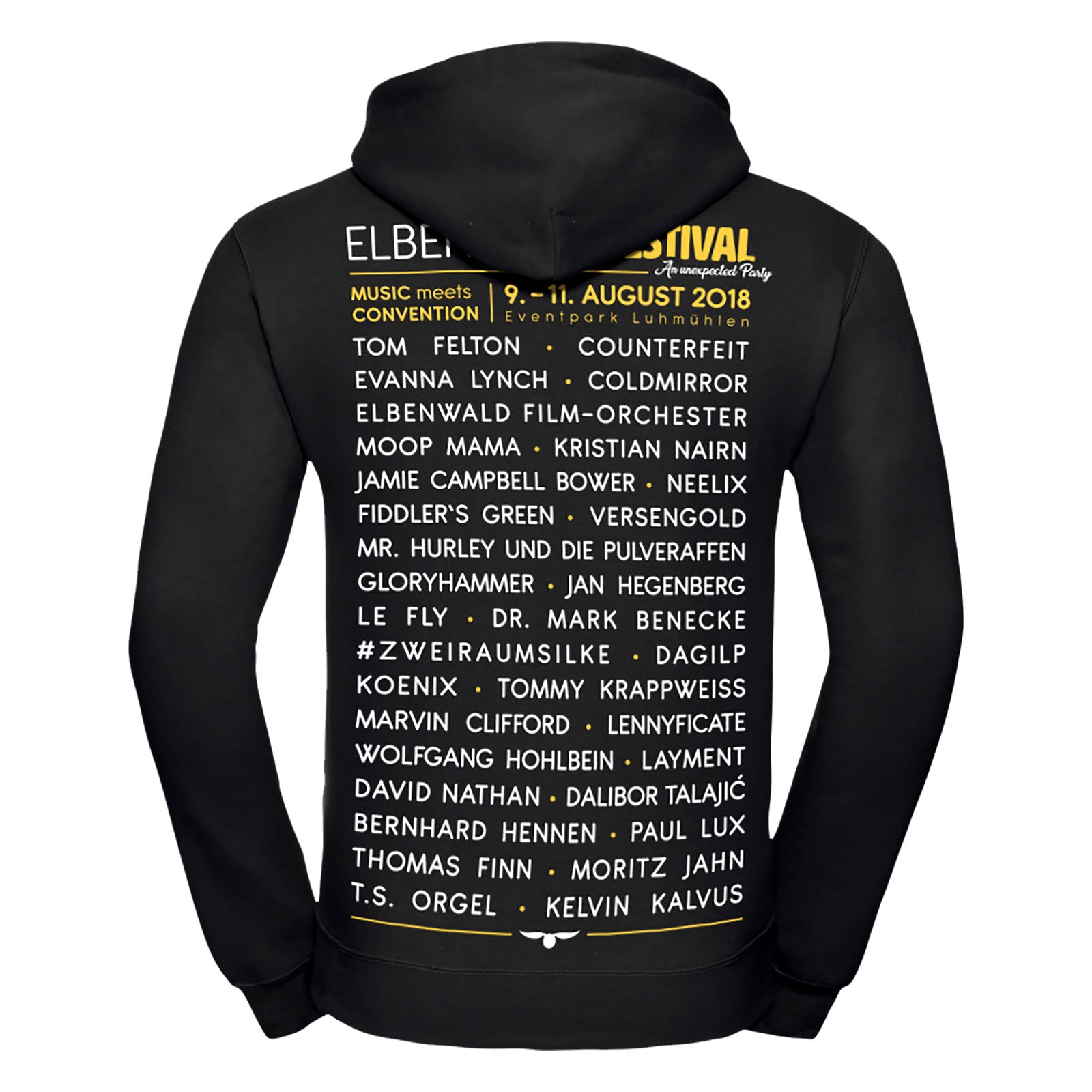 Image produit Sweat à capuche Elbenwald Festival noir