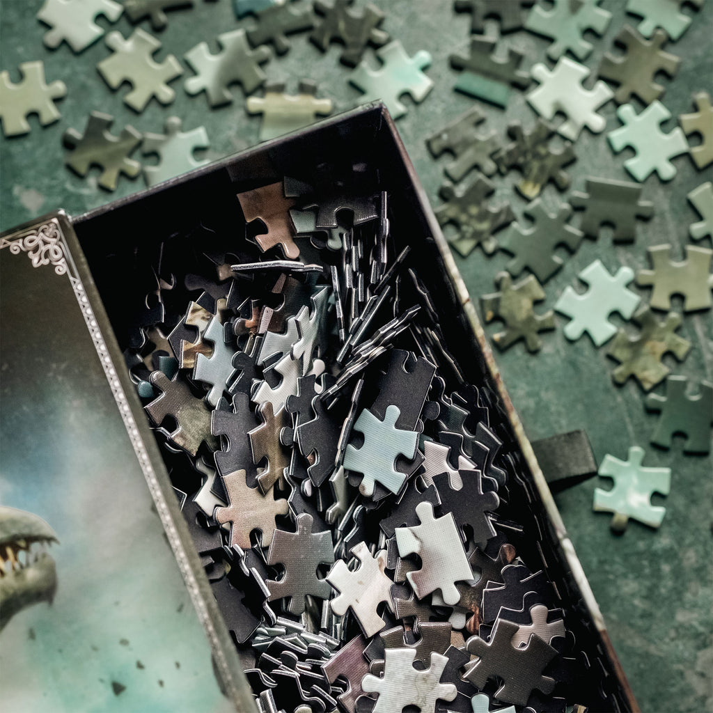 Image produit Harry Potter - Puzzle Premium Banque de Gringotts avec Dragon