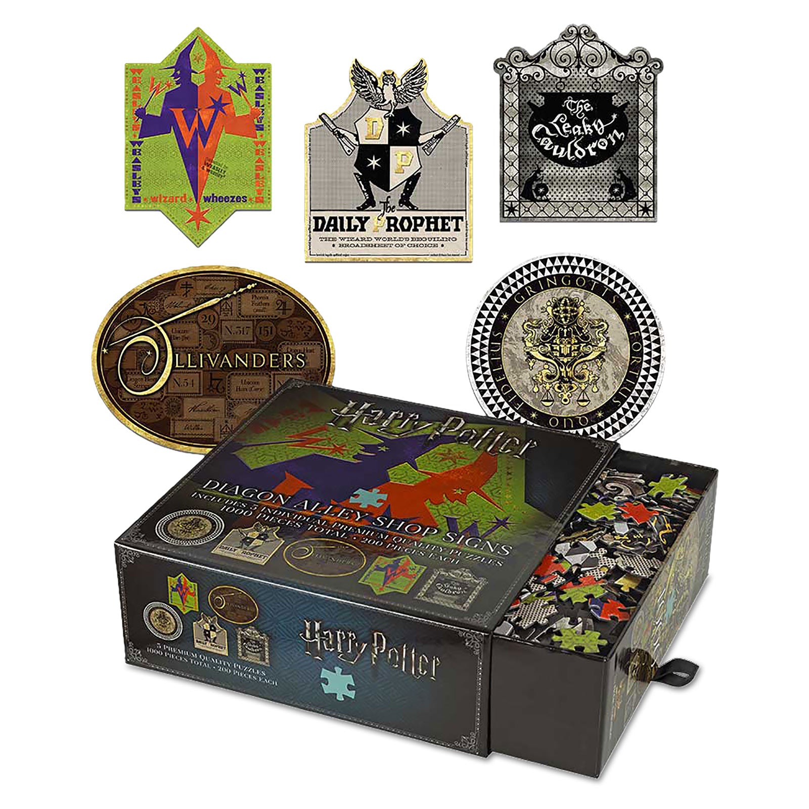 Product image Harry Potter - Diagon Alley Signs Premium Puzzle Set