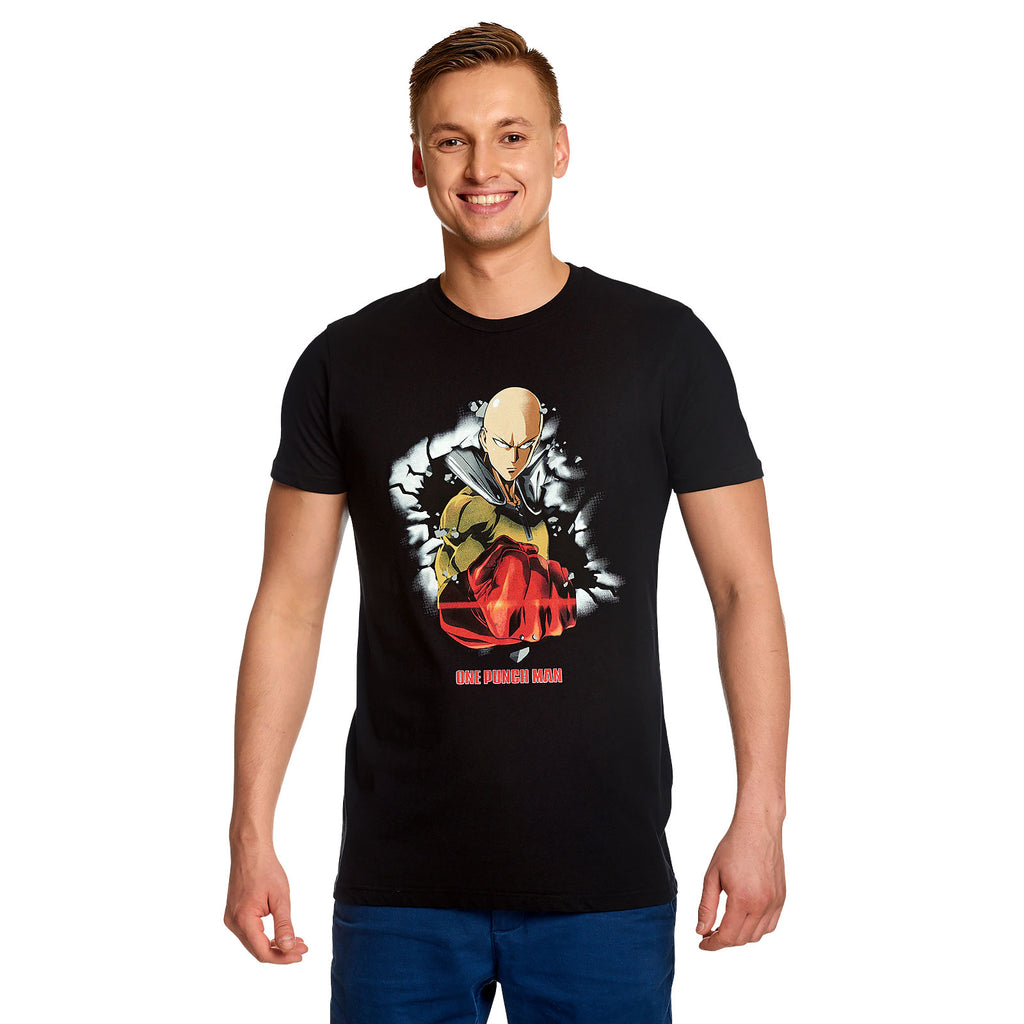Image produit One Punch Man - T-shirt Saitama noir