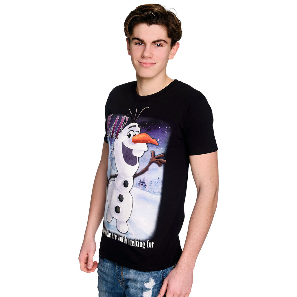 Image produit Frozen - Olaf Worth Melting For T-Shirt noir