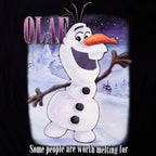 Image produit Frozen - Olaf Worth Melting For T-Shirt noir