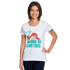Image produit Ariel - Woke Up Like This T-Shirt Femme blanc