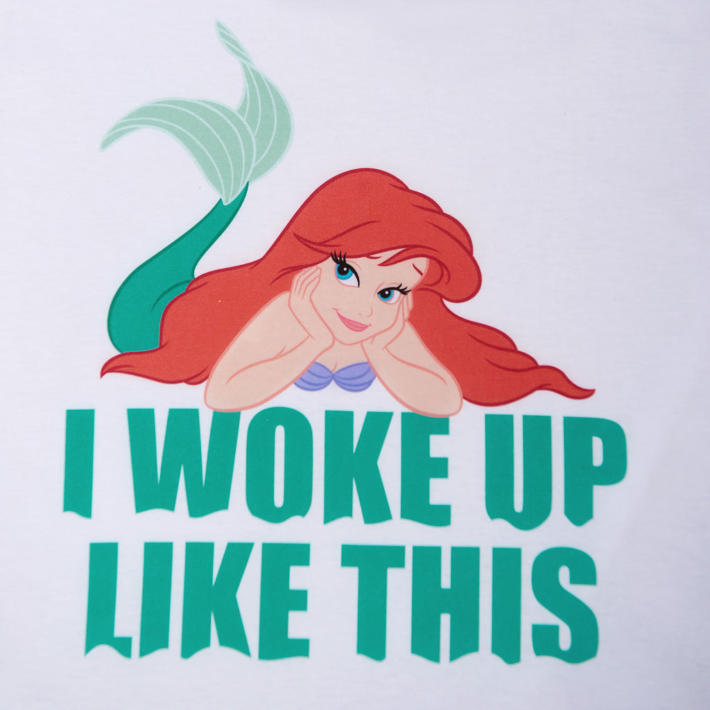 Image produit Ariel - Woke Up Like This T-Shirt Femme blanc
