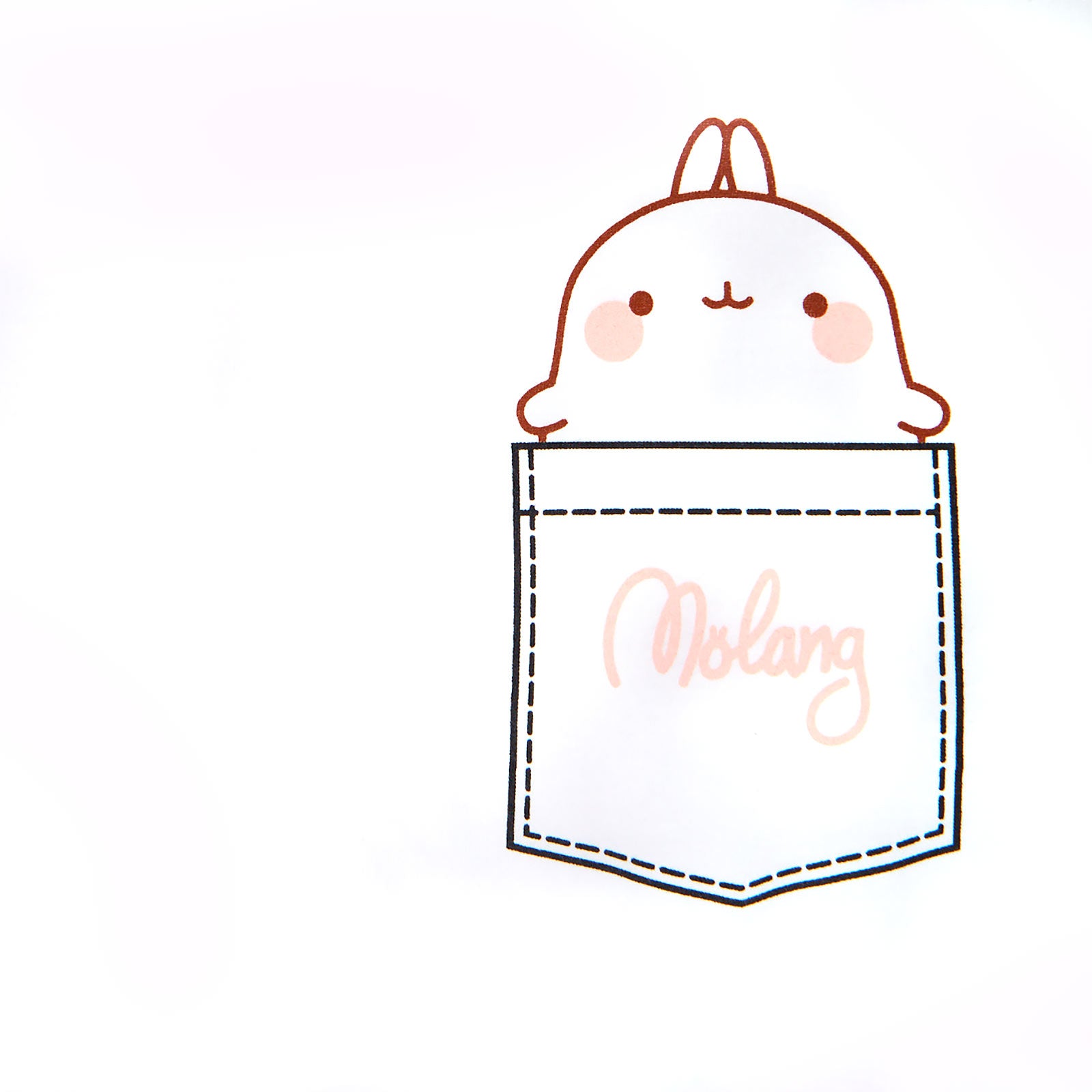 Product image Molang - Pocket T-Shirt Women white