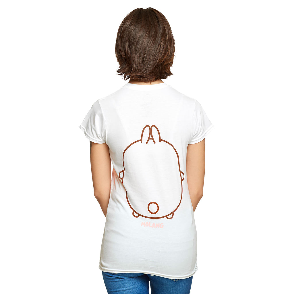 Image produit Molang - T-shirt femme Smile blanc