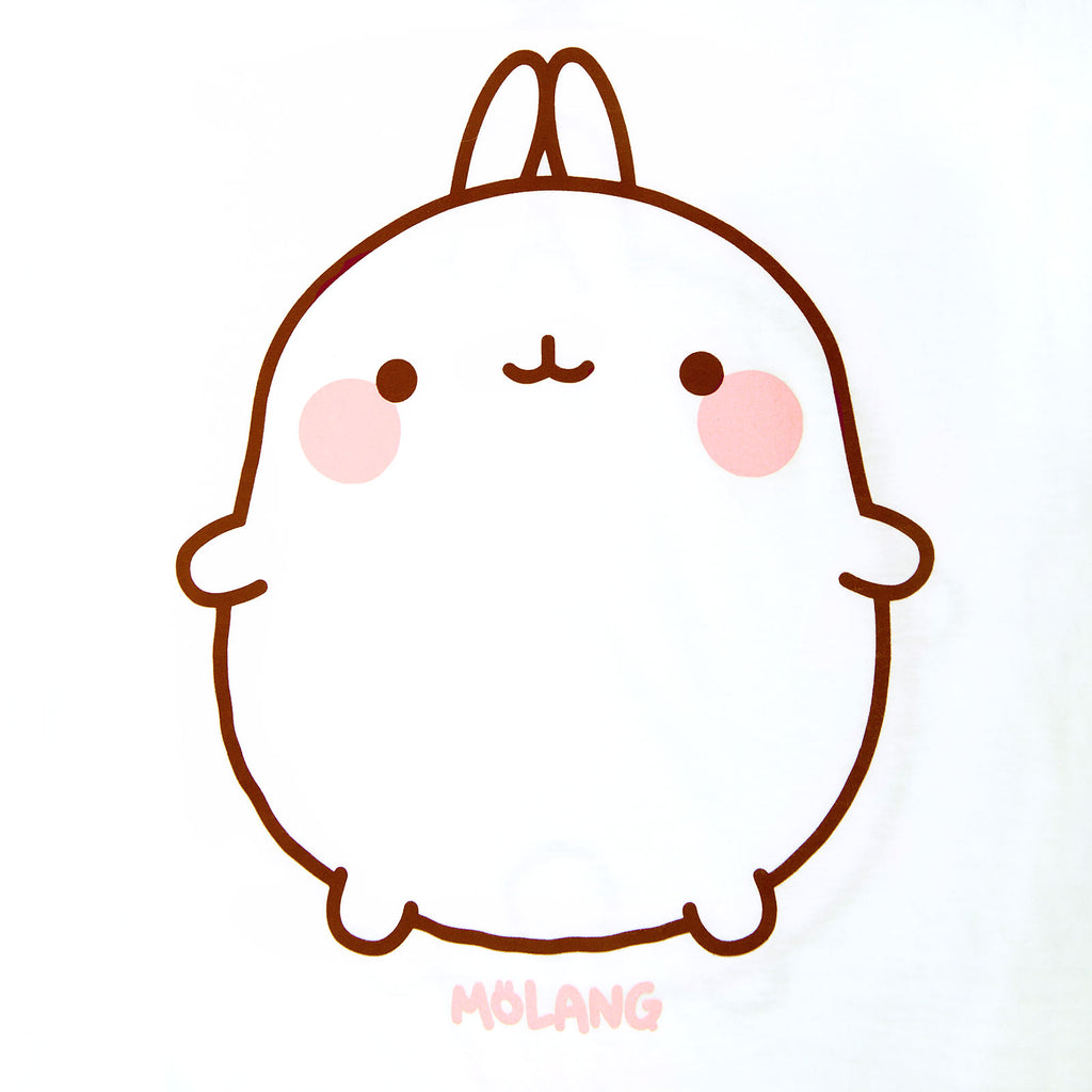 Image produit Molang - T-shirt femme Smile blanc