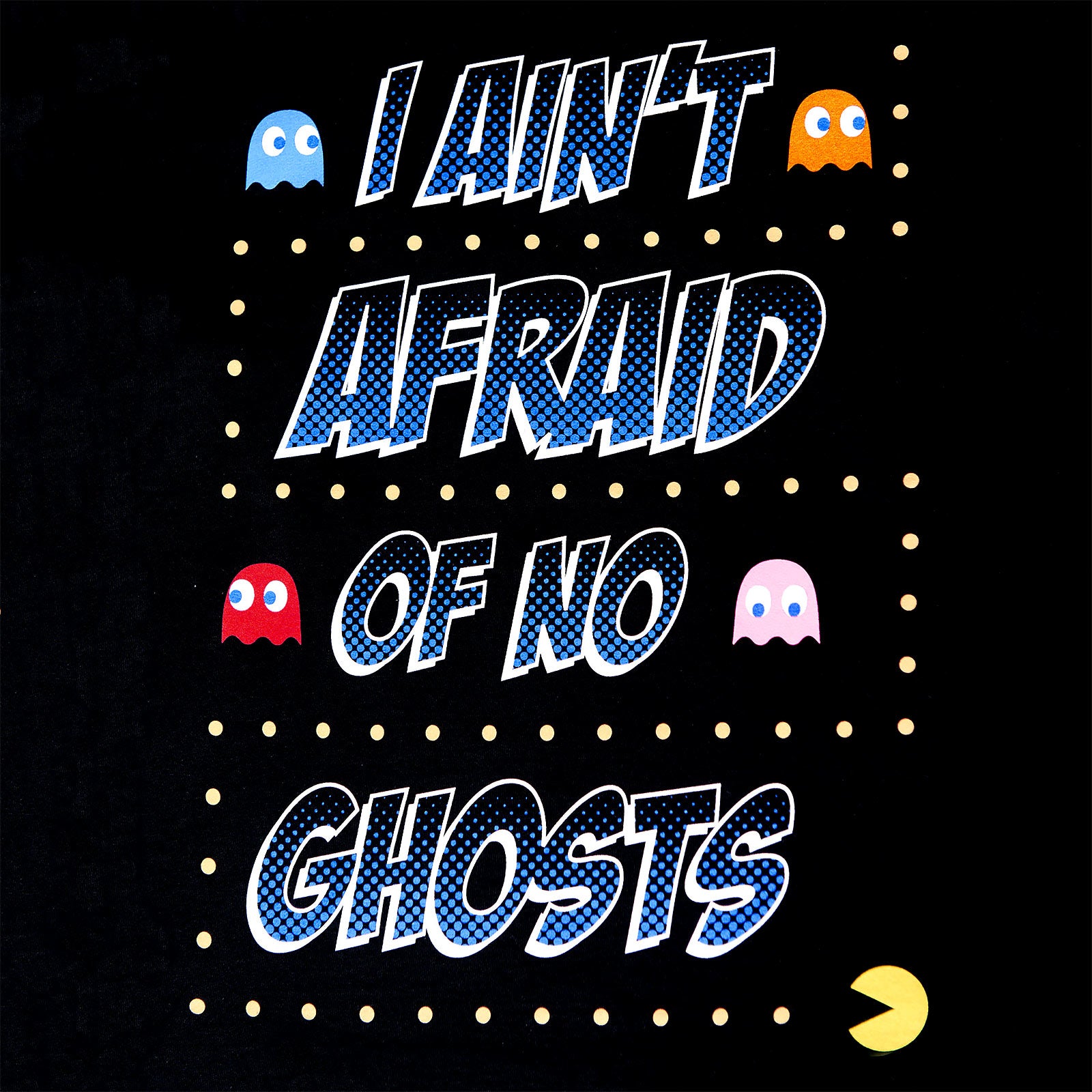 Image produit Pac-Man - Ain't Afraid of No Ghosts T-Shirt noir
