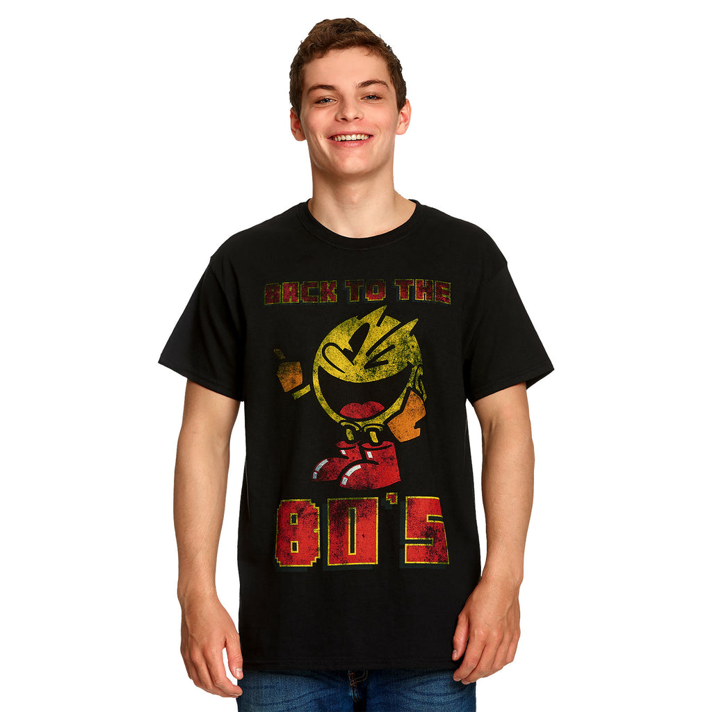 Image produit Pac-Man - Retour aux années 80 T-Shirt noir