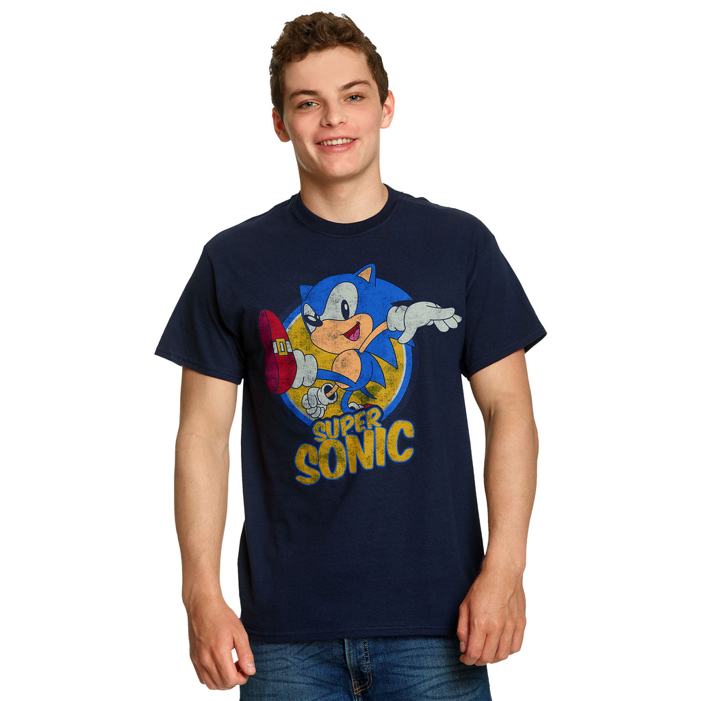 Image produit Sonic the Hedgehog - T-shirt Super Sonic bleu