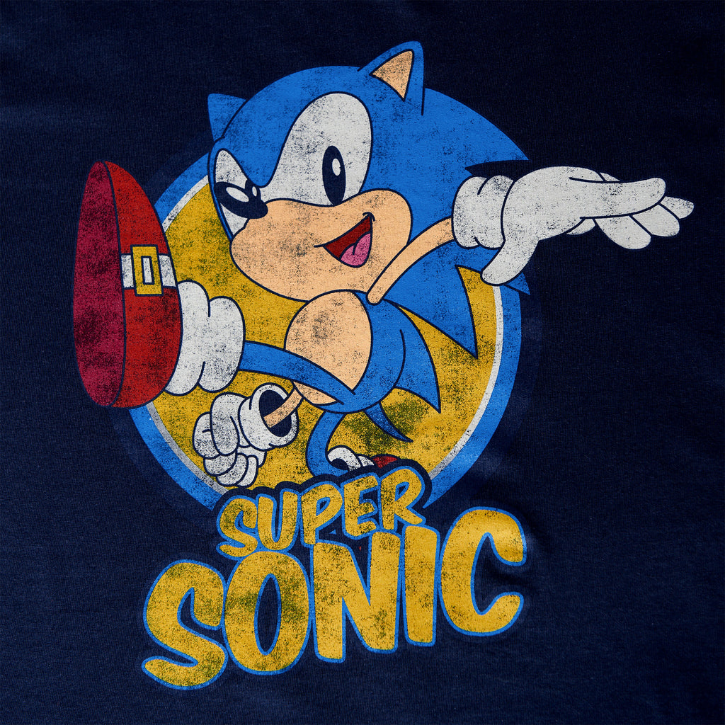 Image produit Sonic the Hedgehog - T-shirt Super Sonic bleu