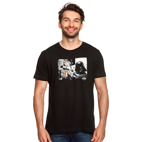 Image produit T-Shirt Dark Side Tattoo pour les fans de Star Wars noir