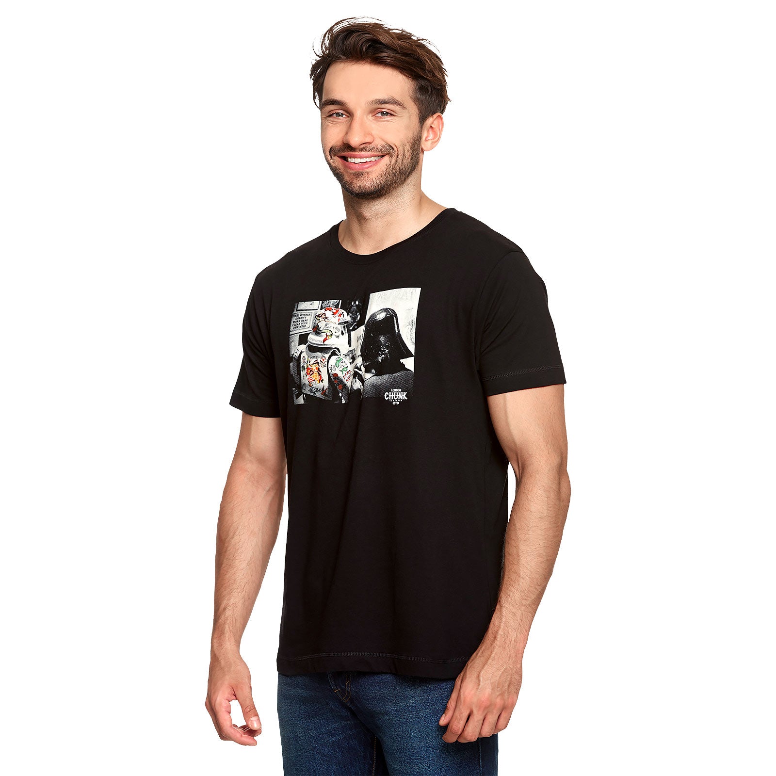 Image produit T-Shirt Dark Side Tattoo pour les fans de Star Wars noir