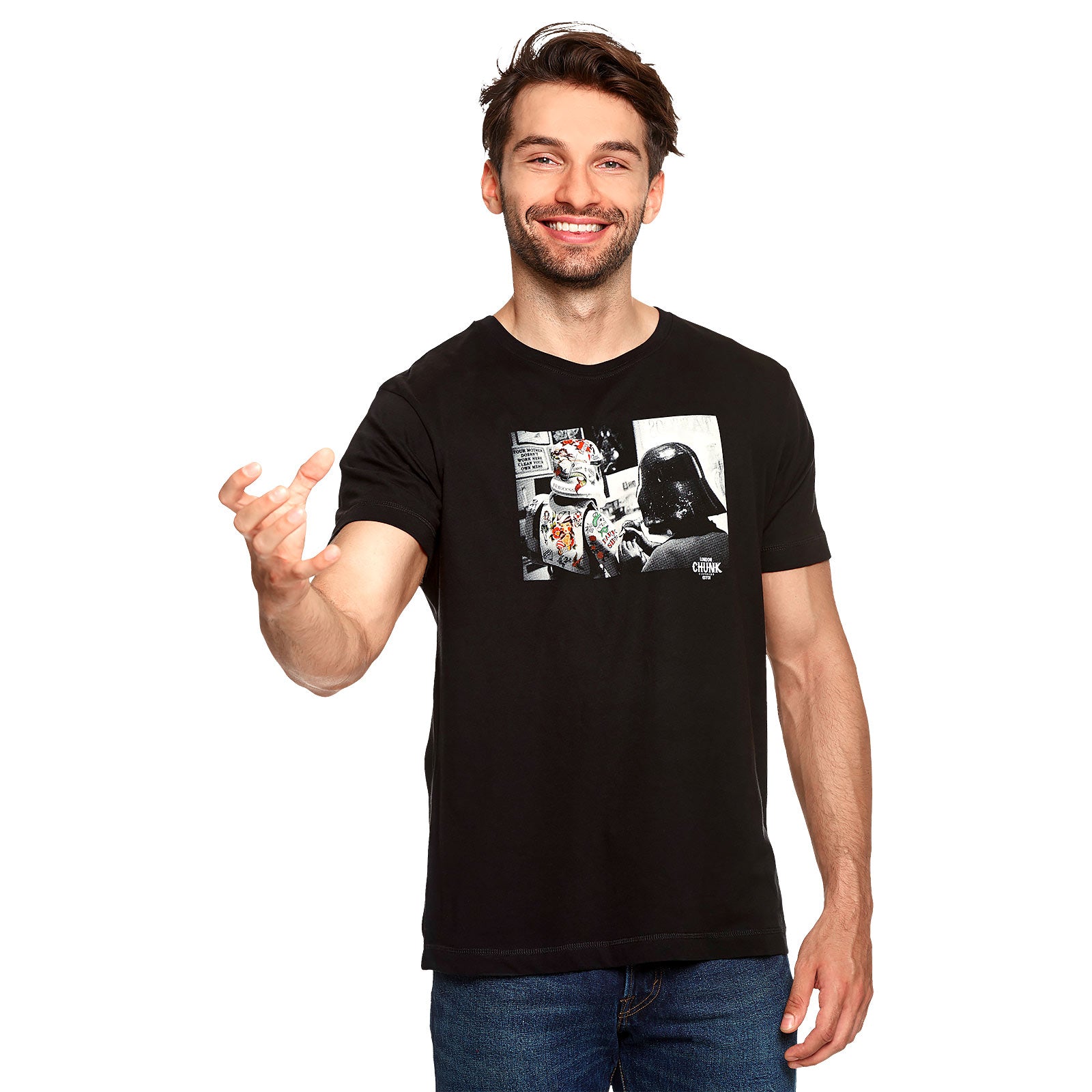 Image produit T-Shirt Dark Side Tattoo pour les fans de Star Wars noir