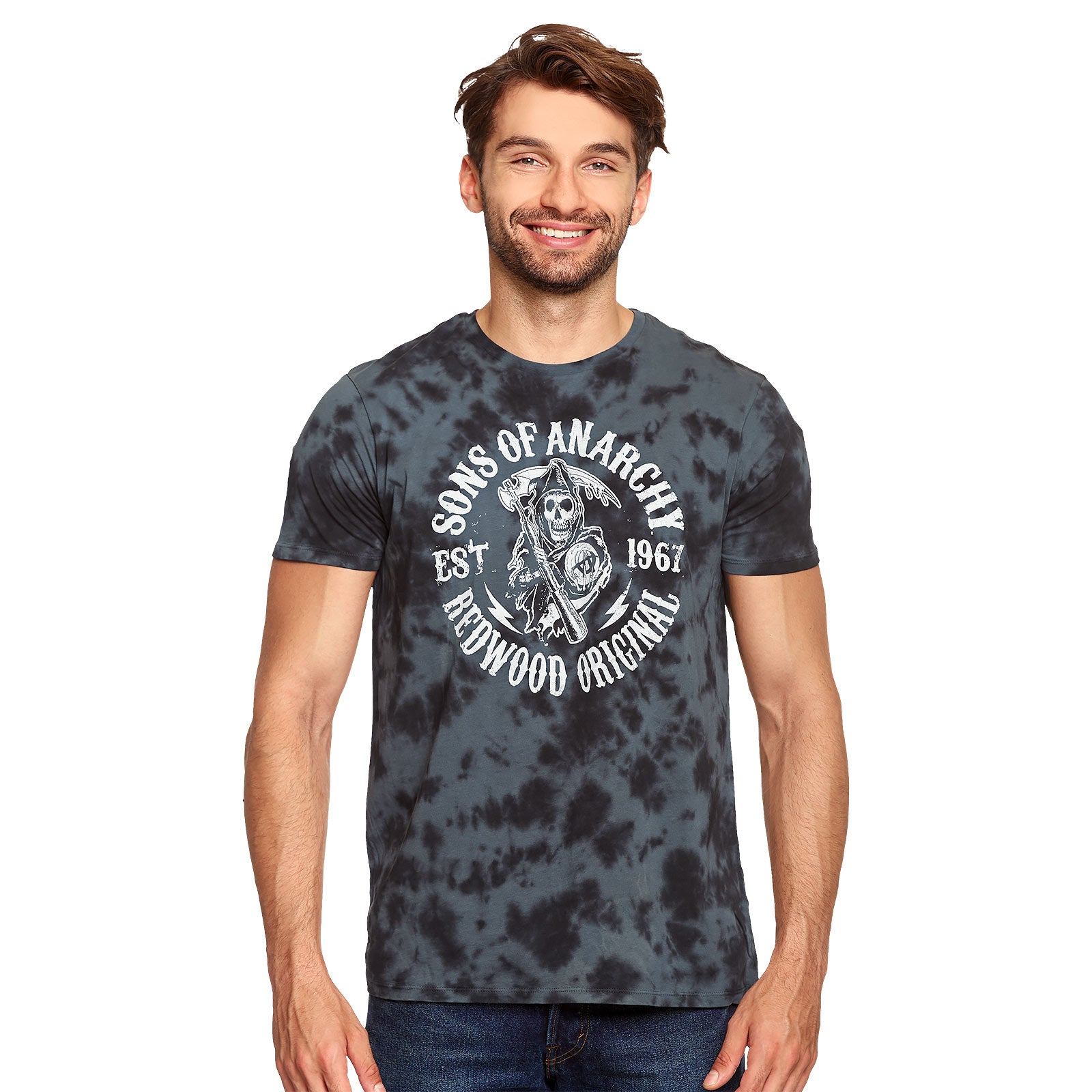 Image produit Sons of Anarchy - T-shirt logo Reaper gris
