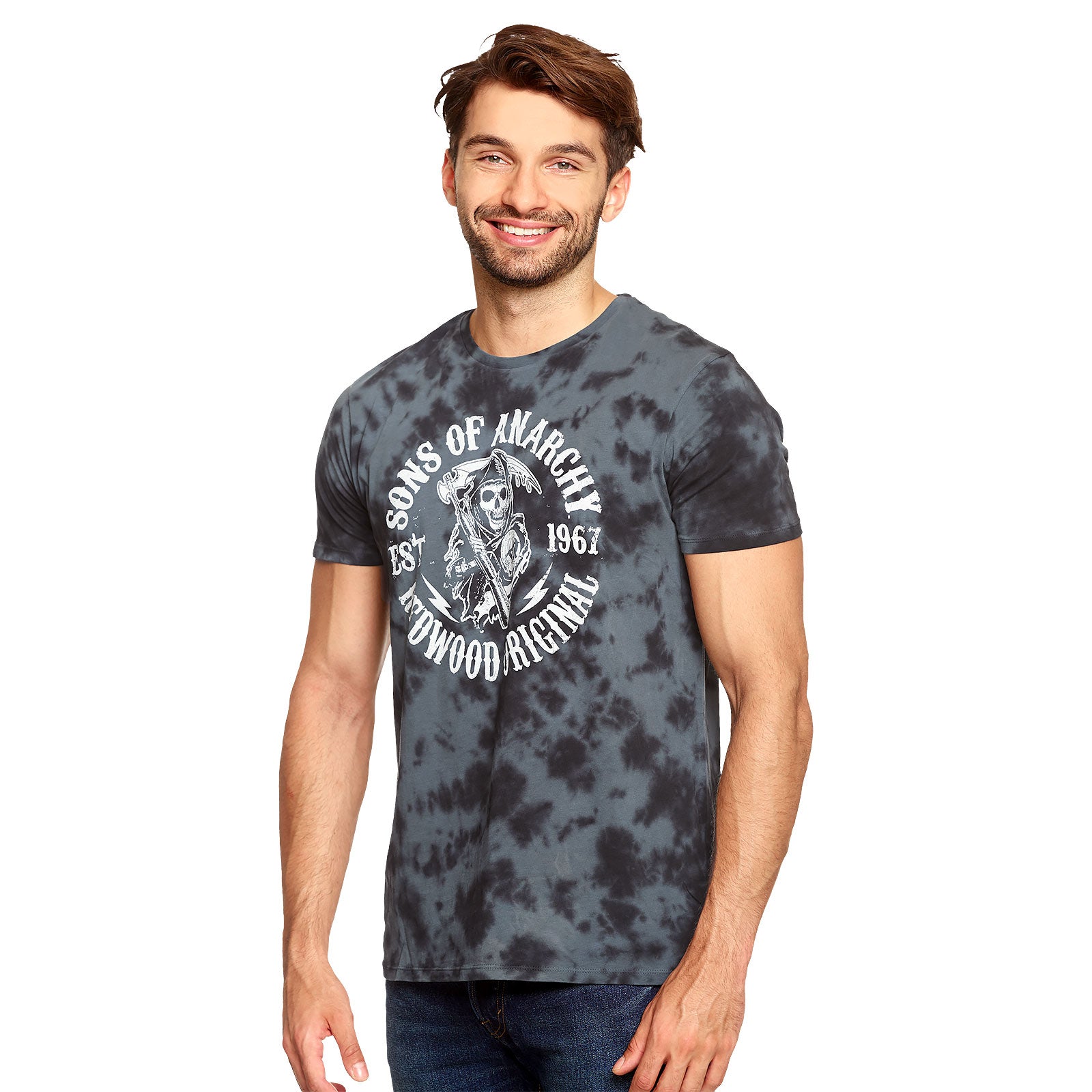 Image produit Sons of Anarchy - T-shirt logo Reaper gris