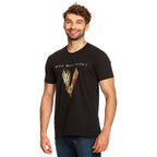 Image produit Vikings - T-shirt Logo 'Who Will Rise' noir