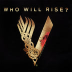 Image produit Vikings - T-shirt Logo 'Who Will Rise' noir