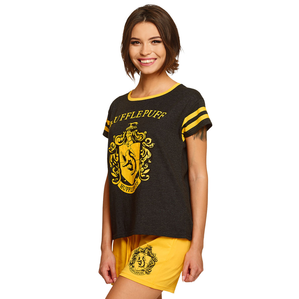 Image produit Harry Potter - Pyjama court Hufflepuff pour femmes