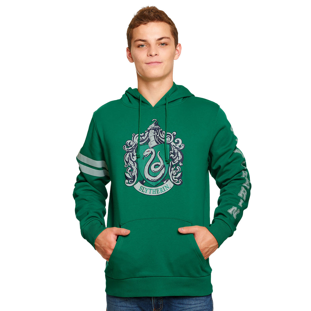 Image produit Harry Potter - Sweat à capuche avec blason de Serpentard