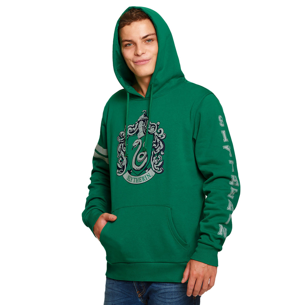 Image produit Harry Potter - Sweat à capuche avec blason de Serpentard