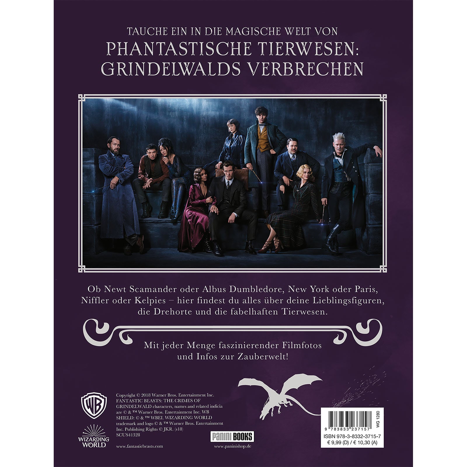 Image produit Les Animaux fantastiques - Les crimes de Grindelwald - Le livre du film