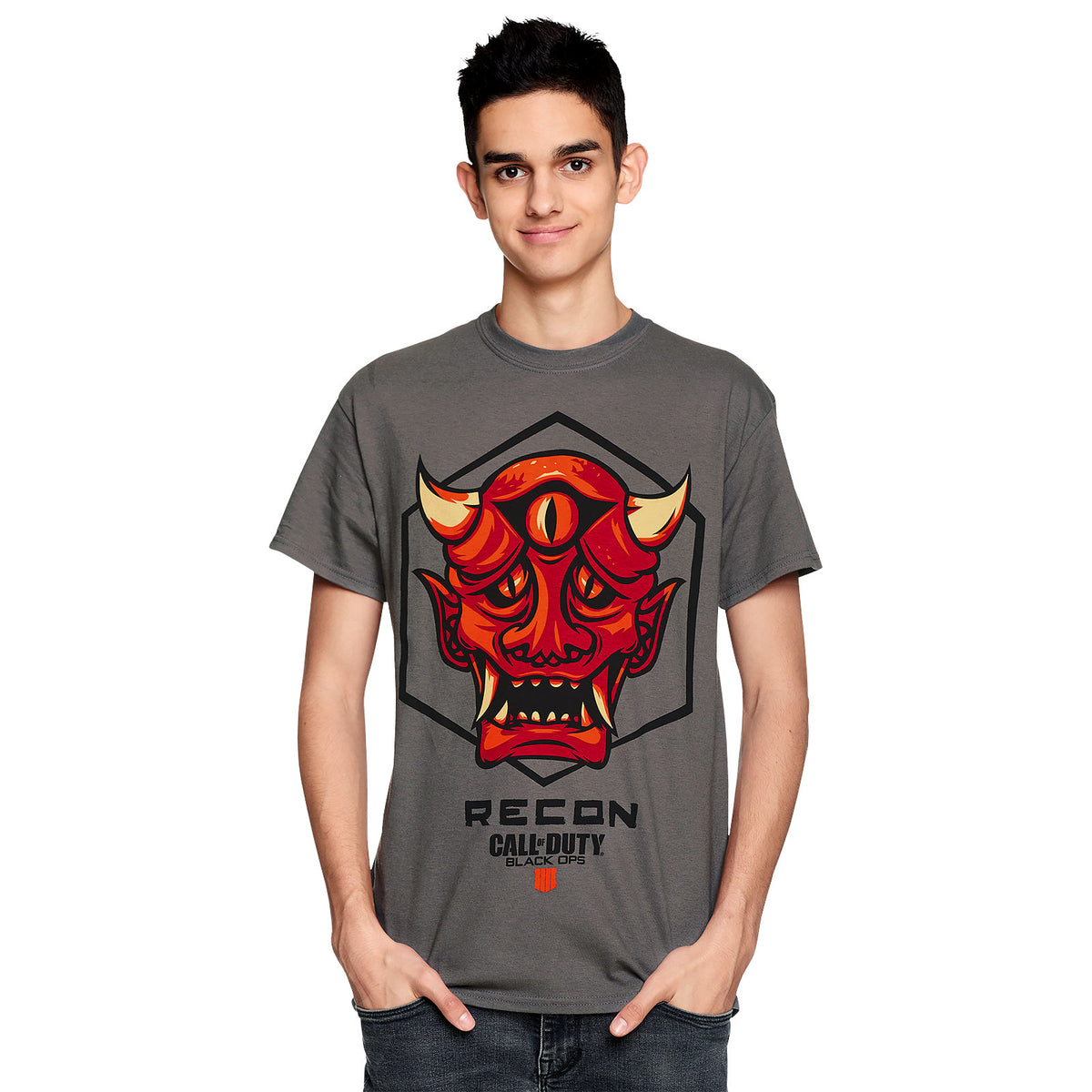 Image produit Call of Duty - T-shirt Recon Badge gris