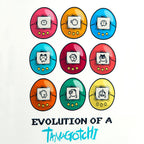 Image produit Tamagotchi - Evolution d'un T-shirt Tamagotchi blanc