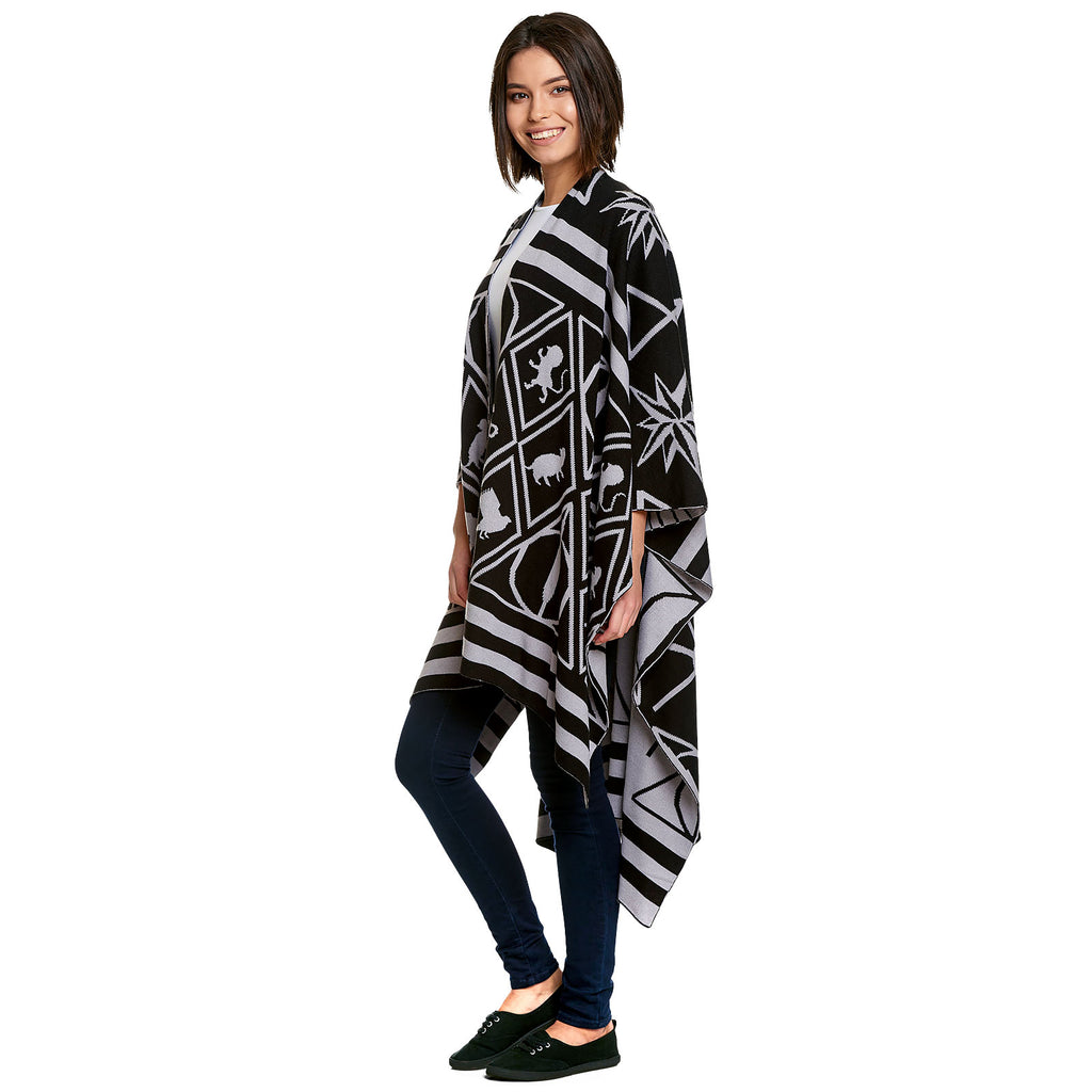 Image produit Harry Potter - Poncho Symboles Magiques