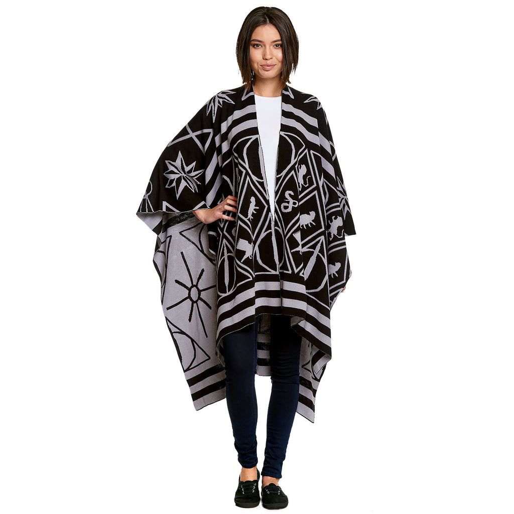 Image produit Harry Potter - Poncho Symboles Magiques
