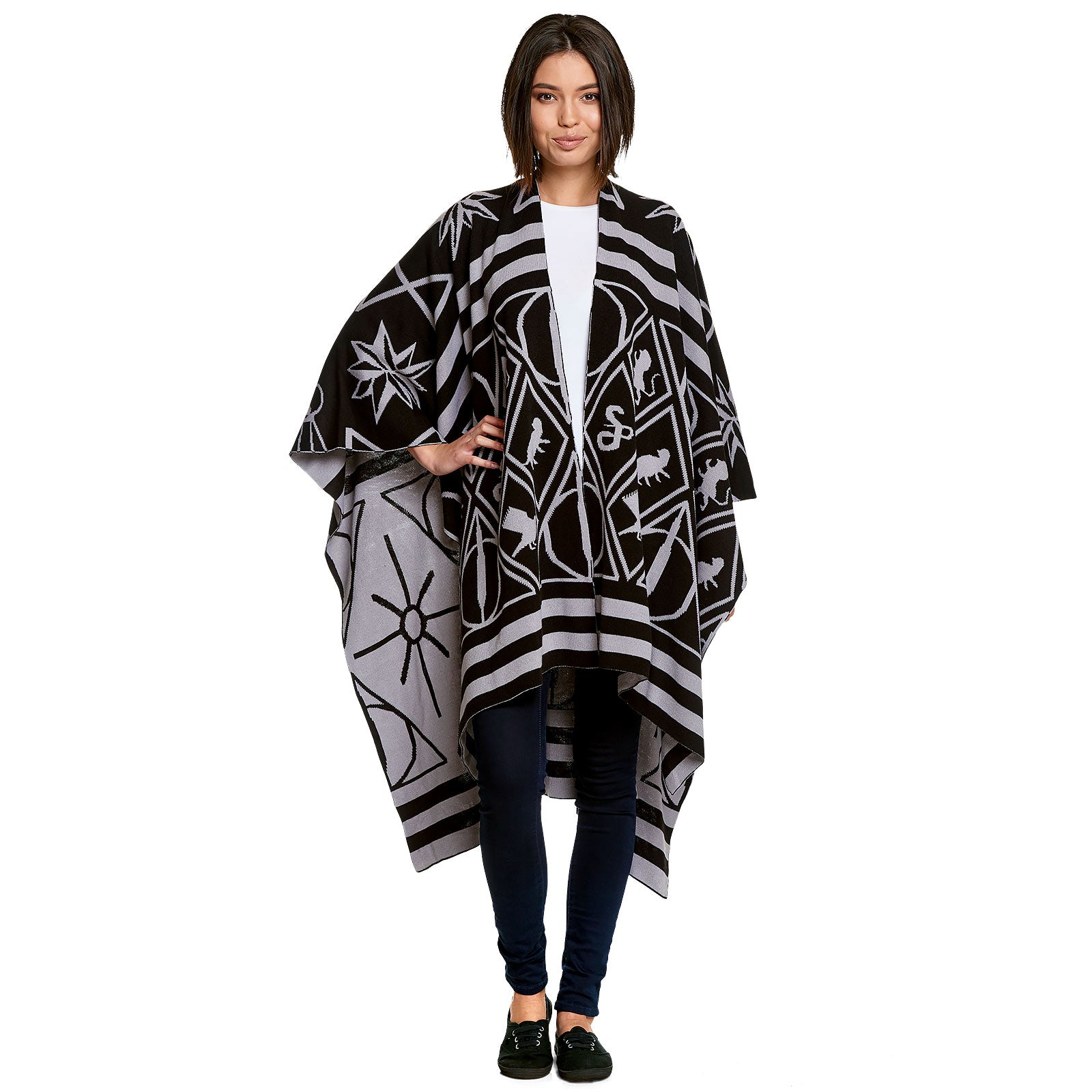 Image produit Harry Potter - Poncho Symboles Magiques