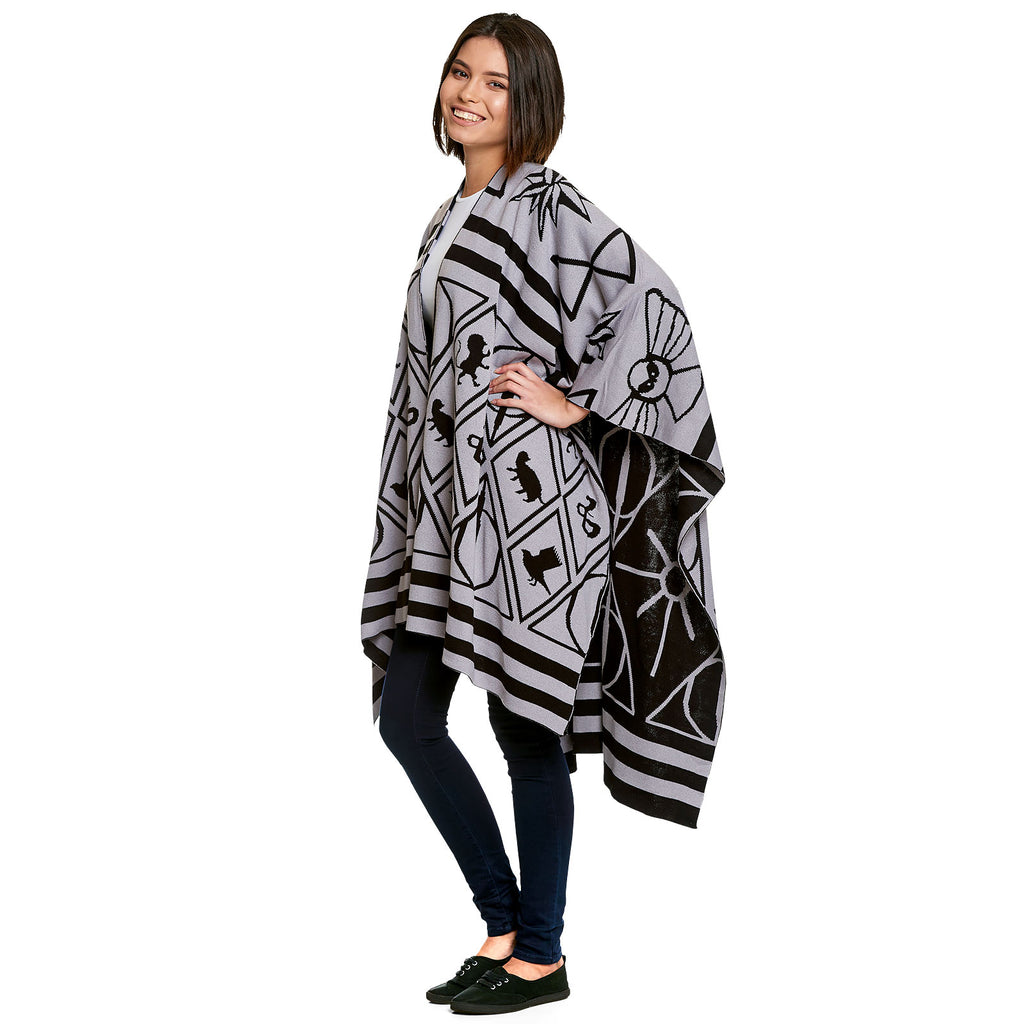 Image produit Harry Potter - Poncho Symboles Magiques