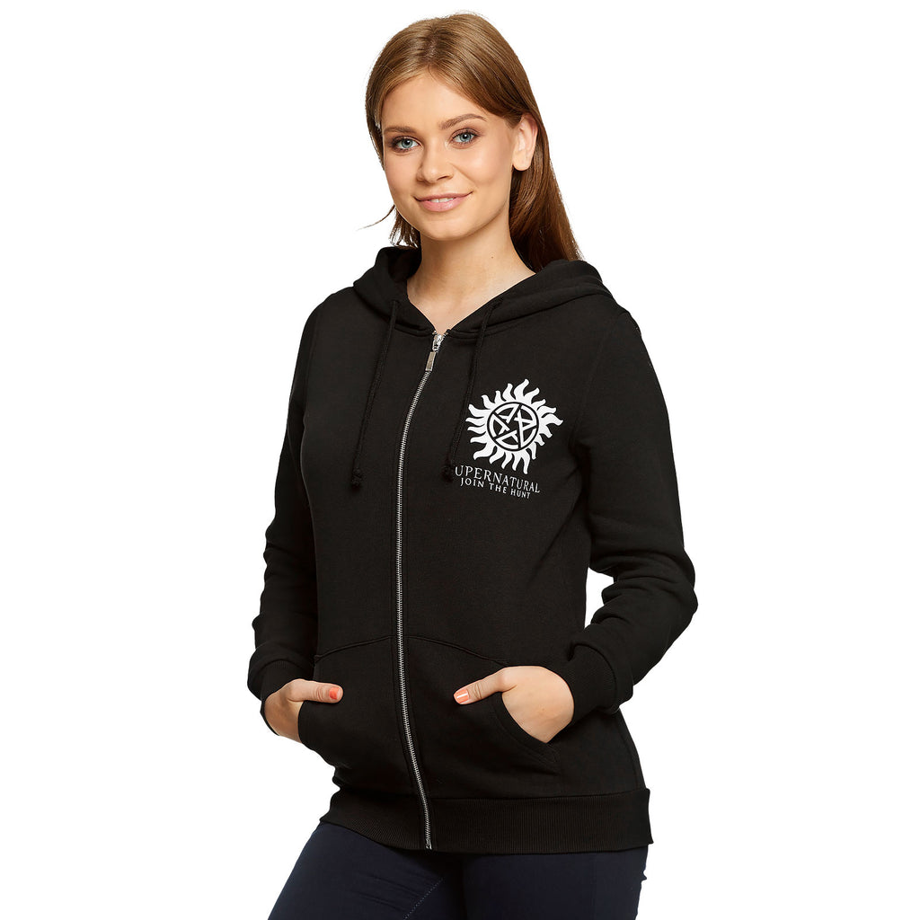 Image produit Supernatural - Sauver les gens Chasser les choses Sweat à capuche pour femmes